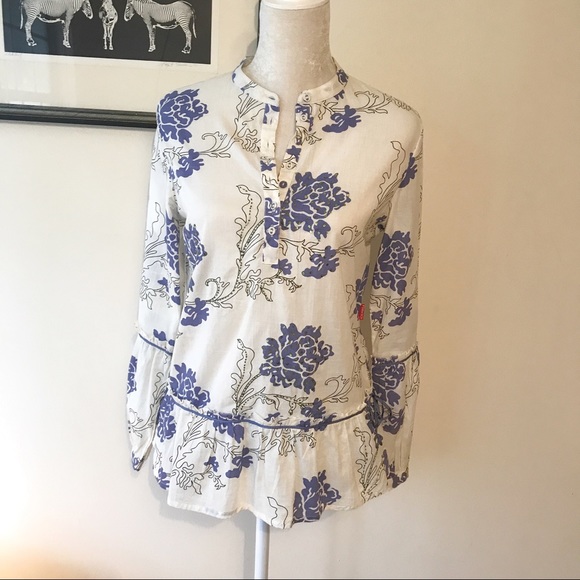 Flamenco Tops - Flamenco Brand Beaded Popover tunic  medium